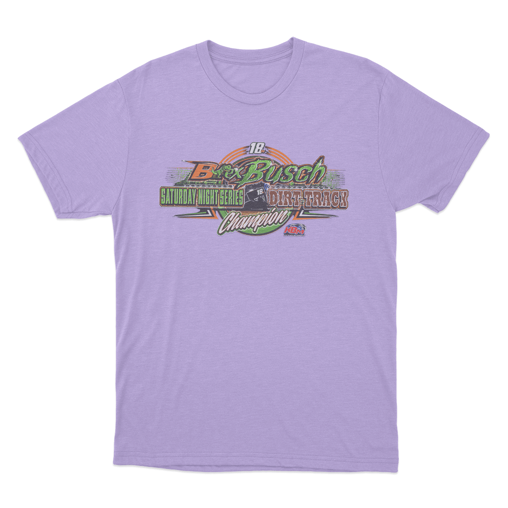 Brex Busch Dirt Track Champion Unisex T Shirt Purple Brex Busch Dirt Track Champion Unisex T Shirt Purple