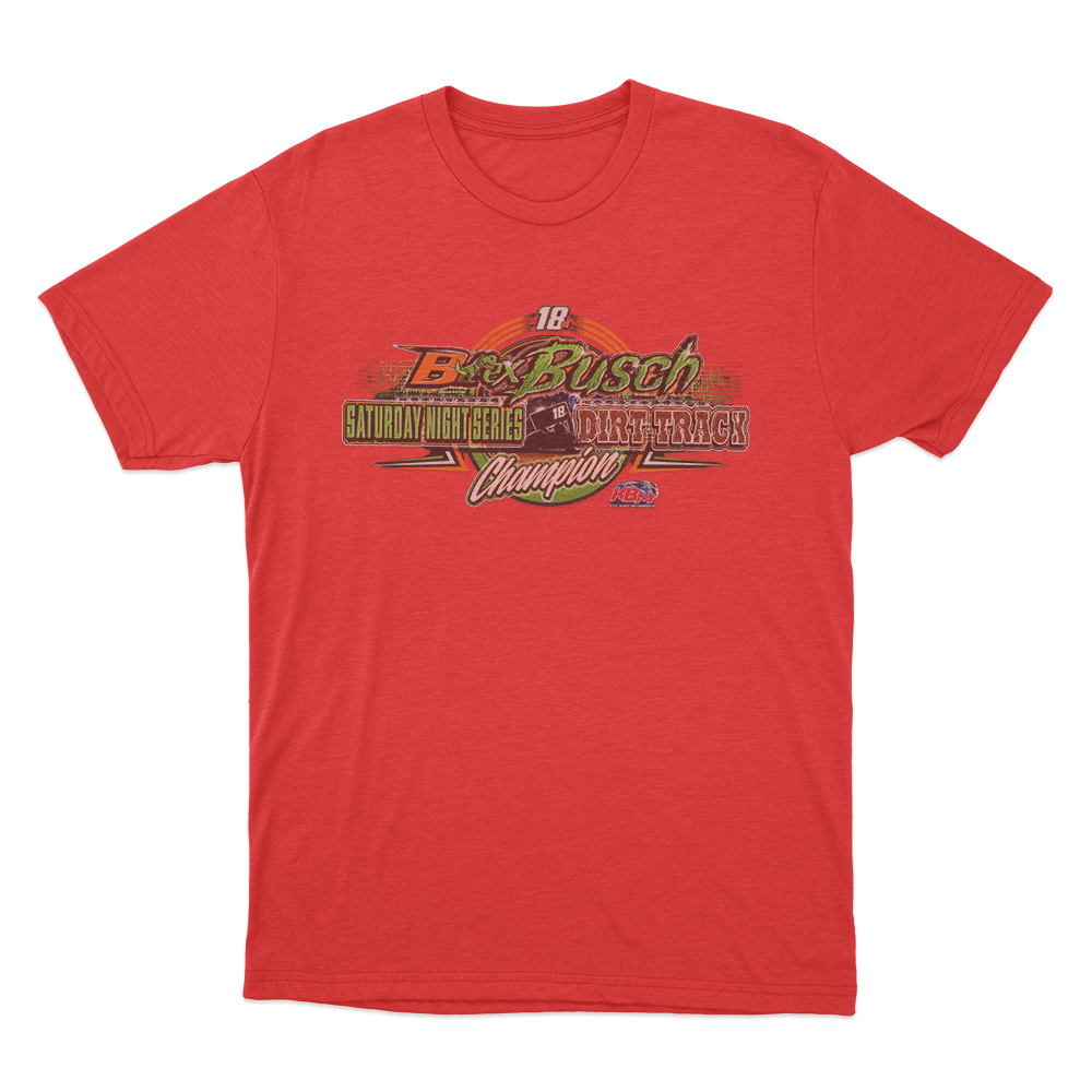 Brex Busch Dirt Track Champion Unisex T Shirt Red Brex Busch Dirt Track Champion Unisex T Shirt Red
